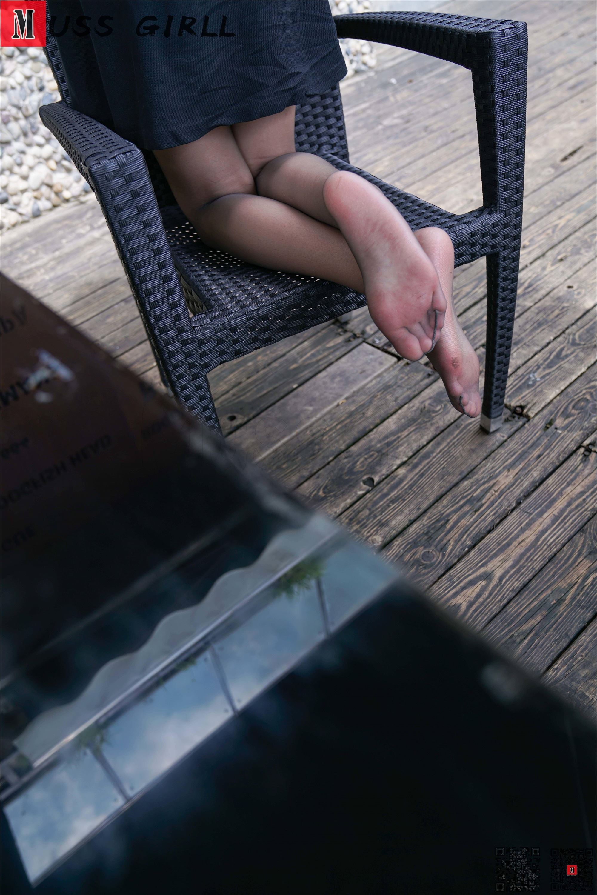 MussGirl慕丝女郎  NO.170 黑丝连衣裙